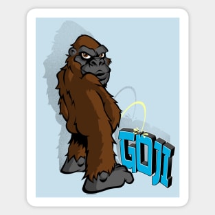 KONG PEES Sticker